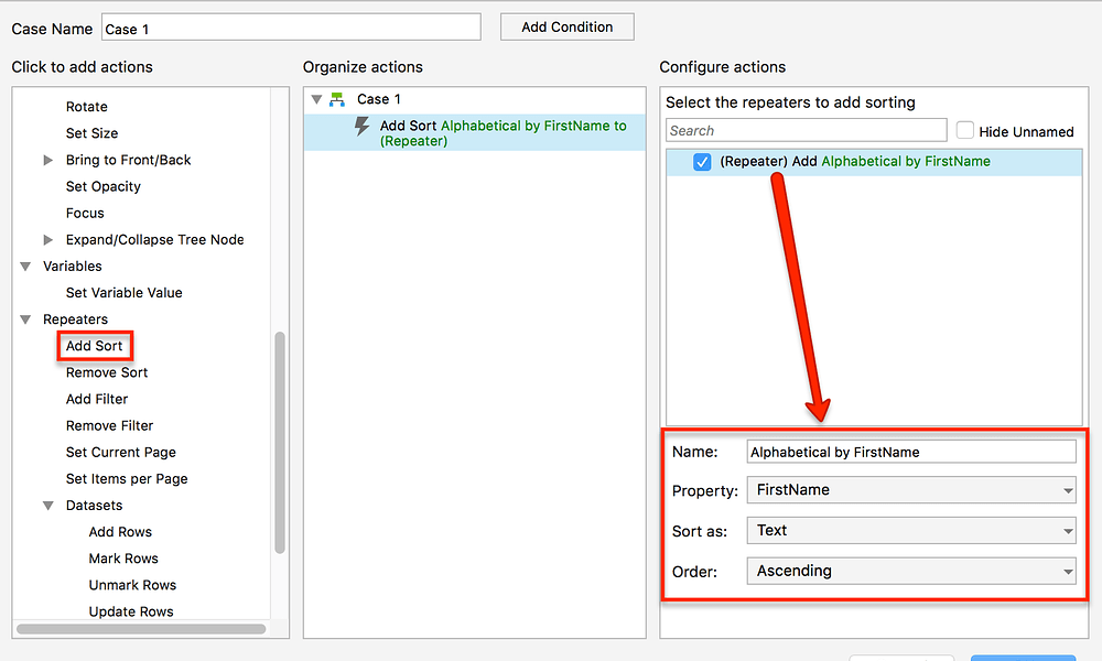 Comparing current repeater item value to next repeater item value