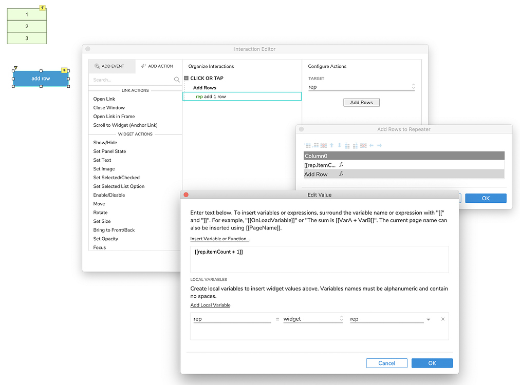 Assign numbers (ID's) to rows in repeater Axure RP 9 Axure Forums