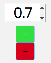 Increase/decrease field text value by 0.1 from a button - Axure RP 10 ...