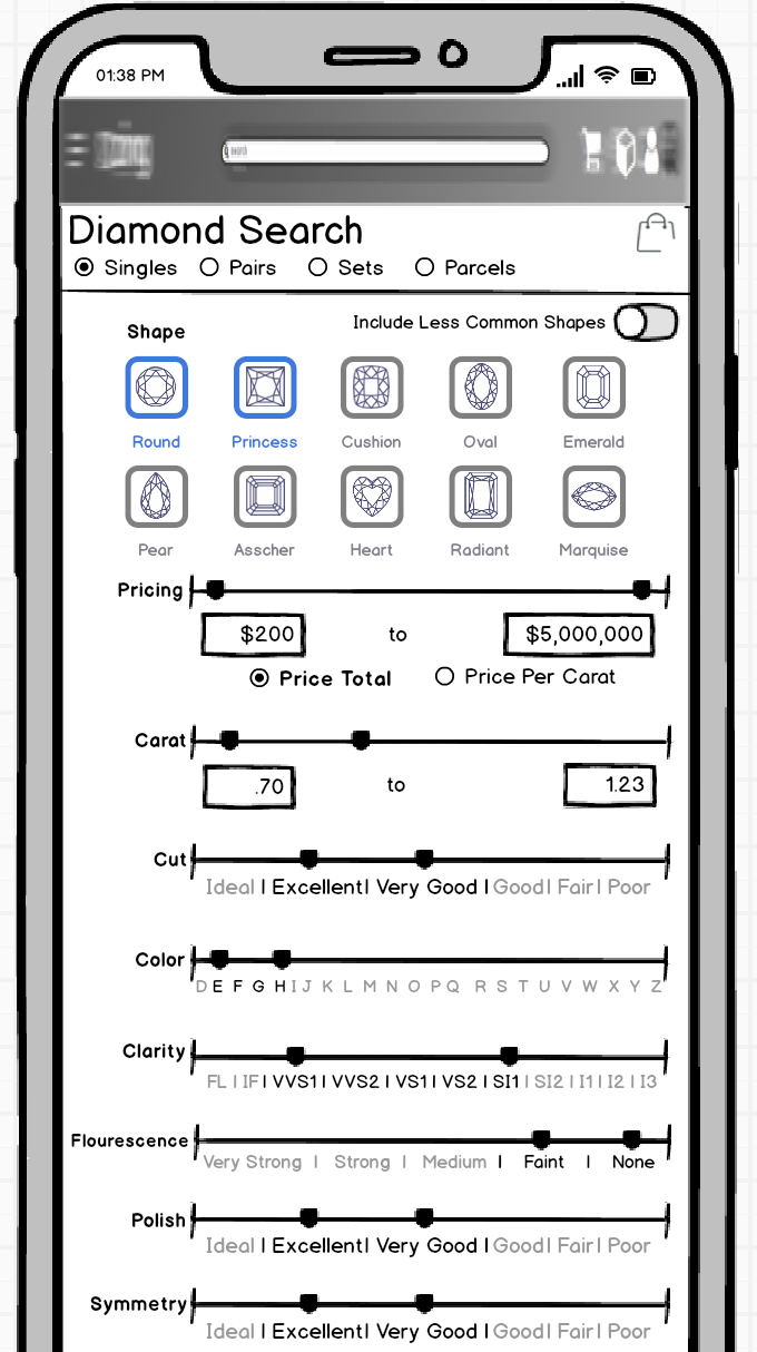 Dual Slide control to display text according to slider settings - Axure ...