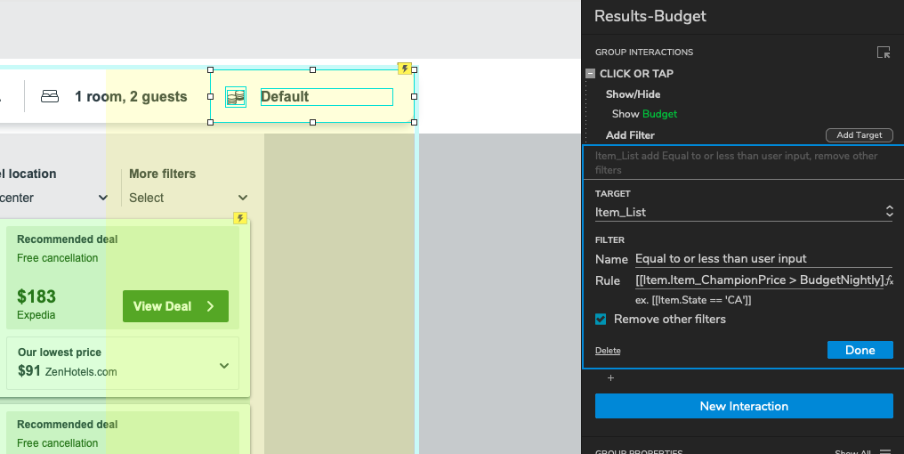 Filter repeater through global variable Axure RP 9 Axure Forums